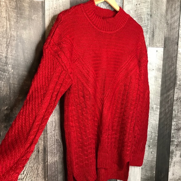 Hippie Rose Long Knit Turtle Neck Sweater - Picture 2 of 9